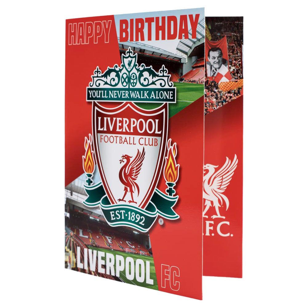 Official Liverpool FC Musical Birthday Card