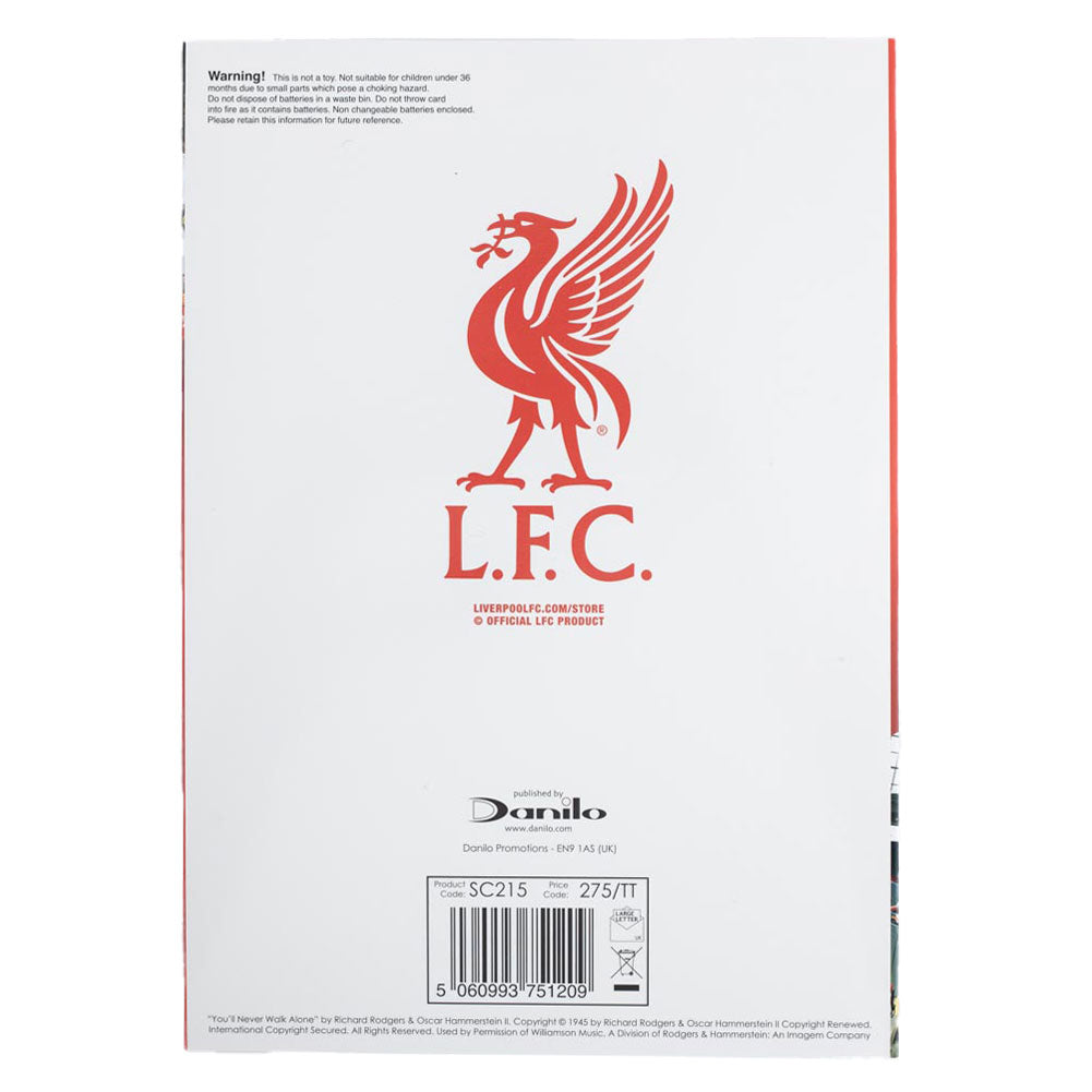 Official Liverpool FC Musical Birthday Card