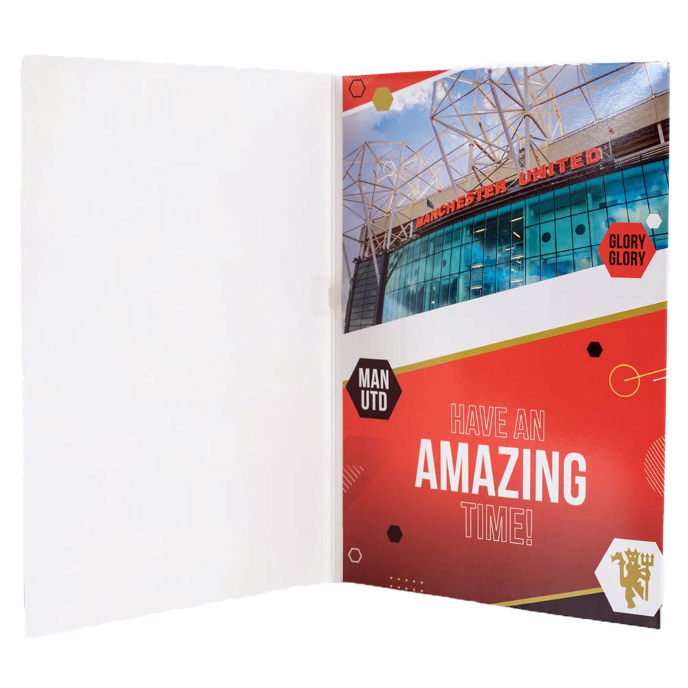 Official Manchester United FC Musical Birthday Card