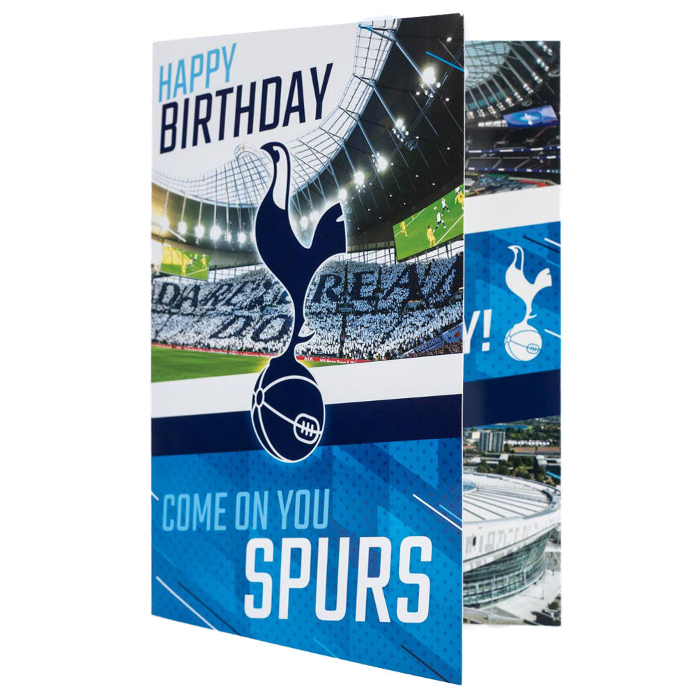 Official Tottenham Hotspur FC Musical Birthday Card