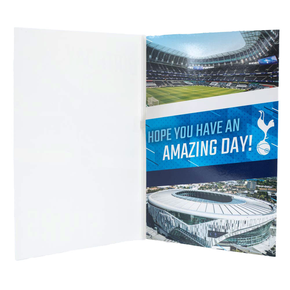 Official Tottenham Hotspur FC Musical Birthday Card