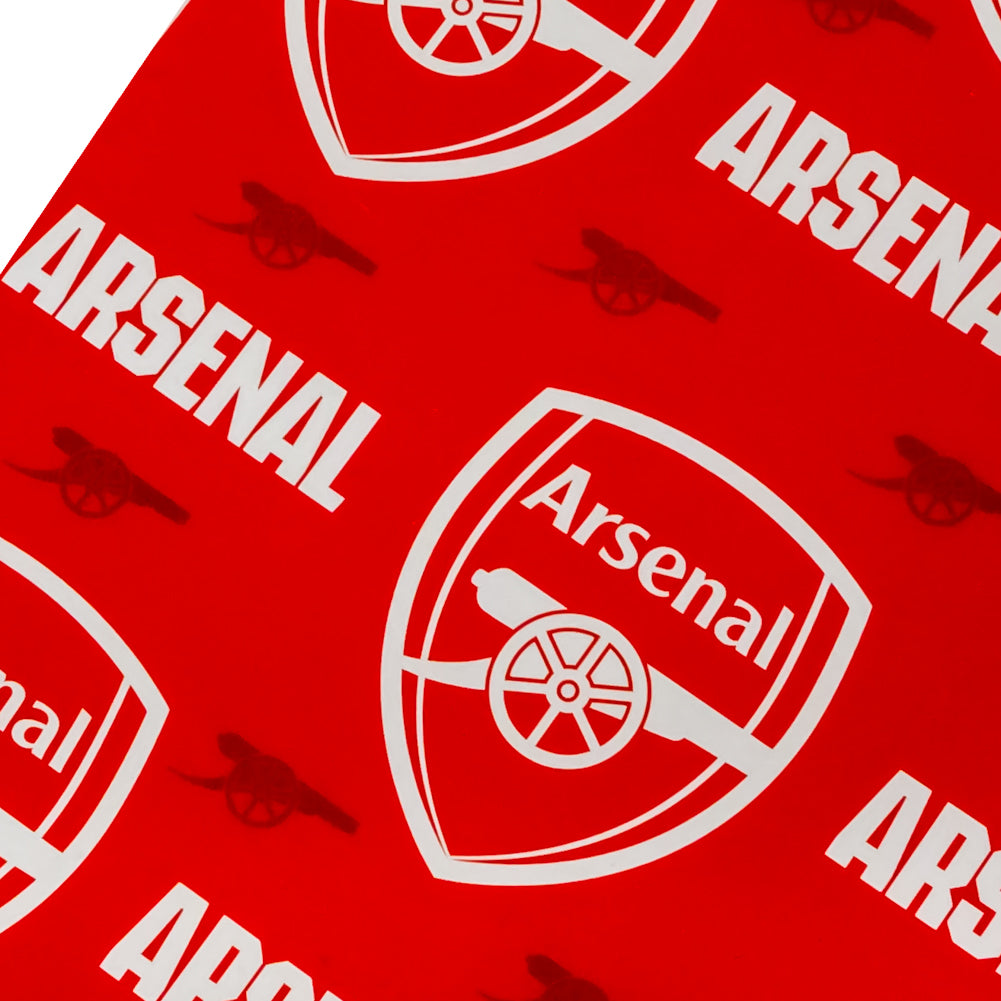 Official Arsenal FC Text Gift Wrap