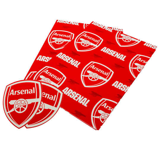 Official Arsenal FC Text Gift Wrap