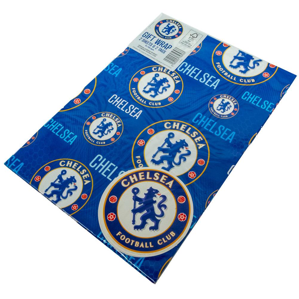 Official Chelsea FC Text Gift Wrap