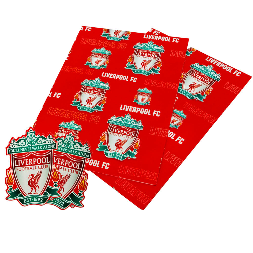 Official Liverpool FC Text Gift Wrap