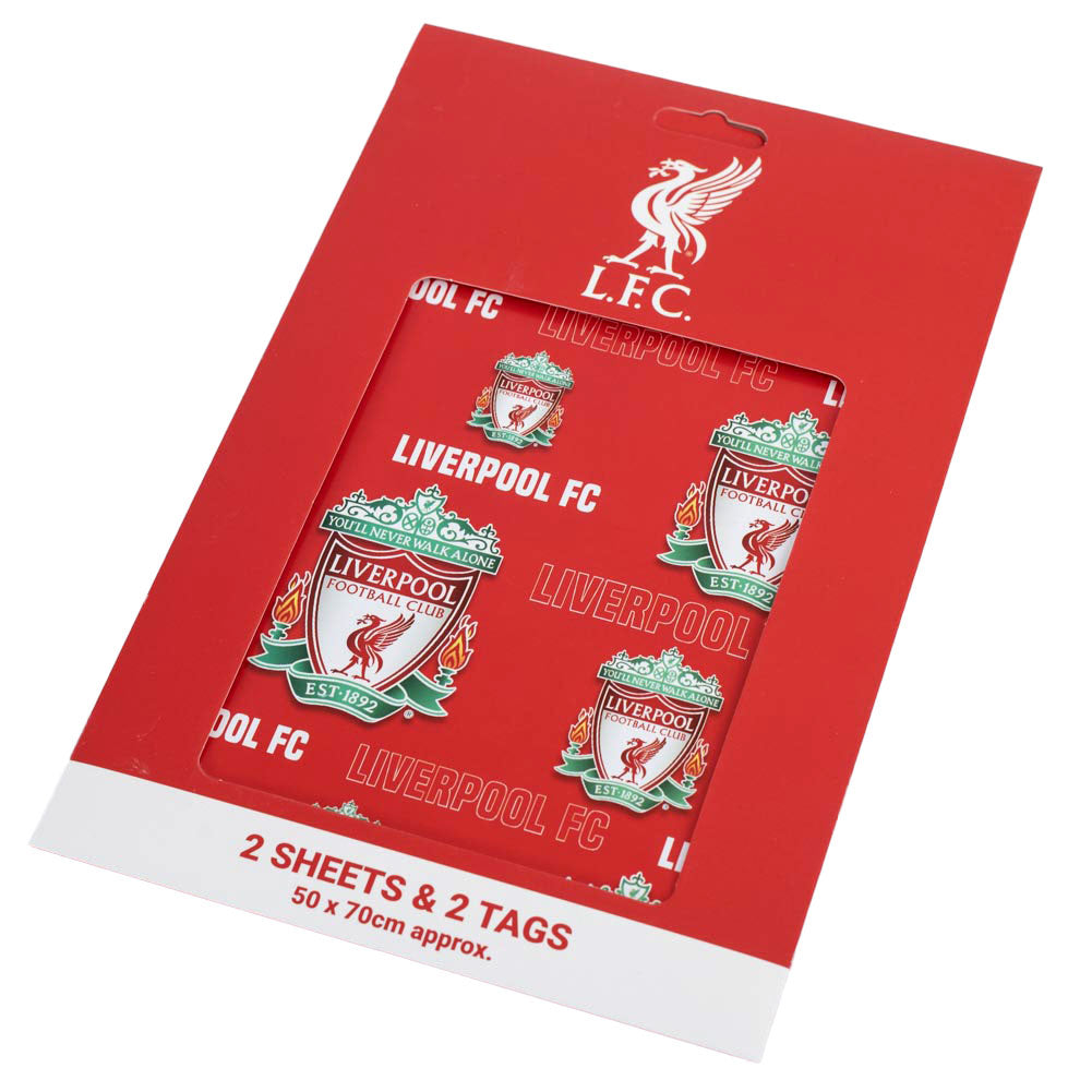 Official Liverpool FC Text Gift Wrap