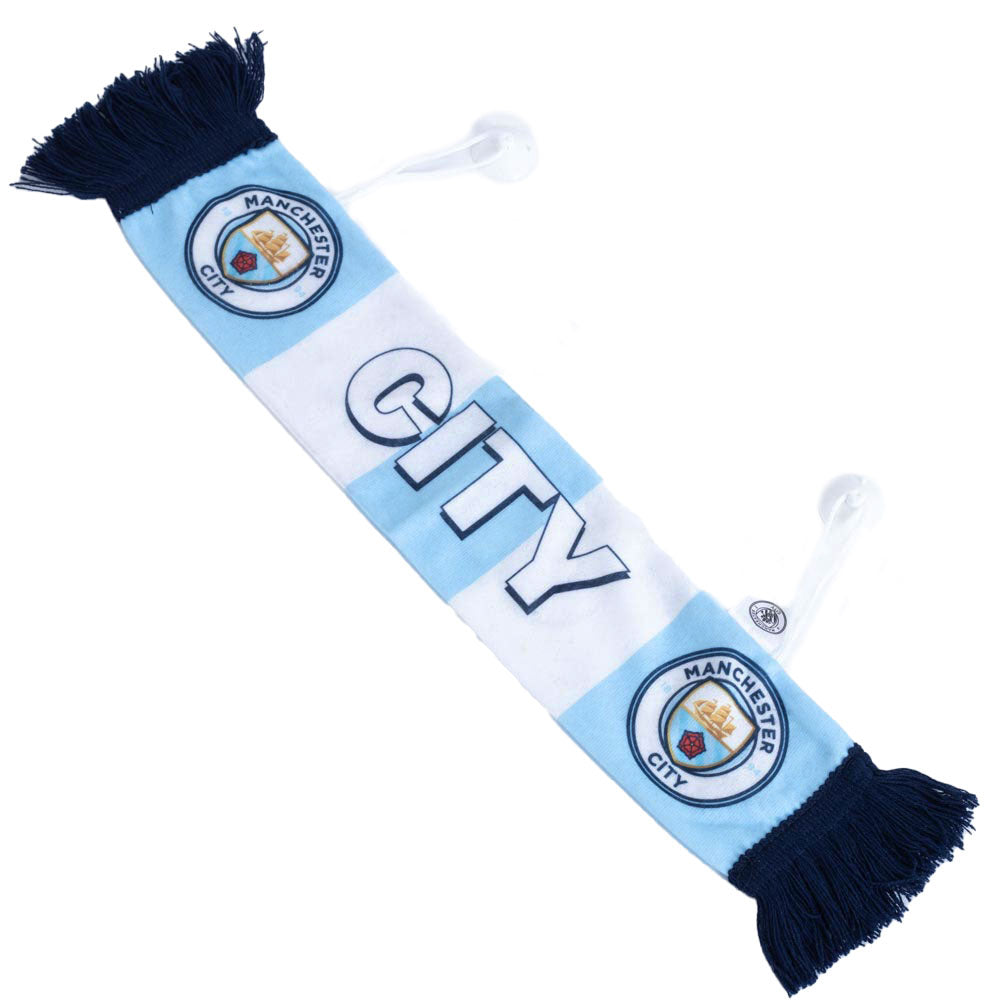 Official Manchester City FC Mini Car Bar Scarf