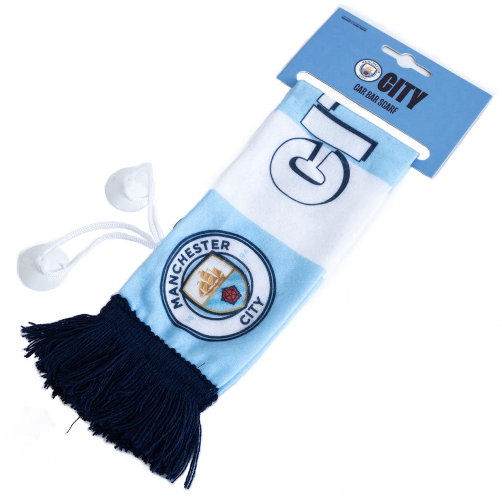 Official Manchester City FC Mini Car Bar Scarf