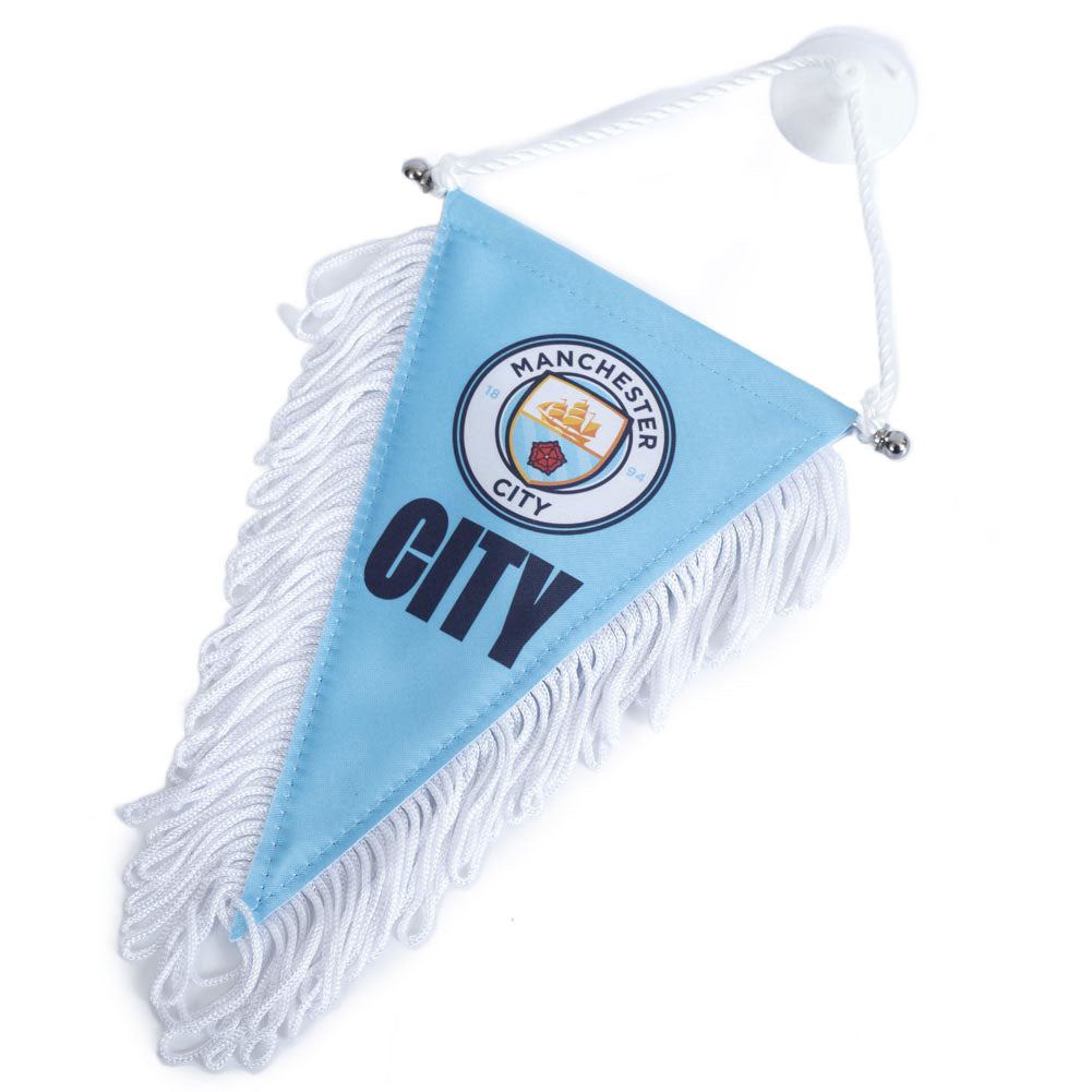 Official Manchester City FC Triangular Mini Pennant