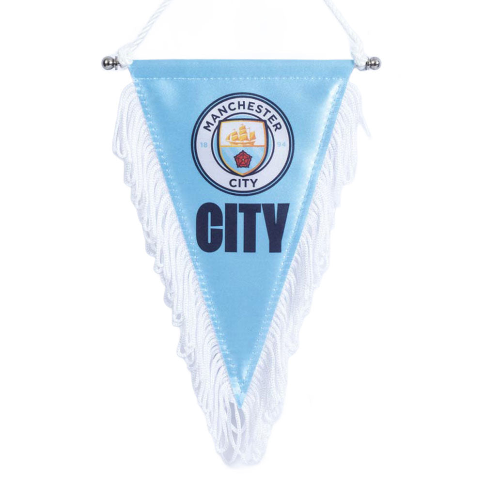 Official Manchester City FC Triangular Mini Pennant