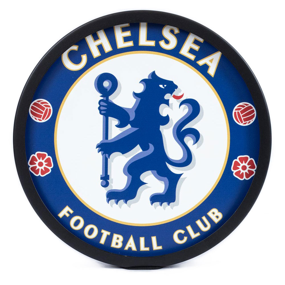 Official Chelsea FC Metal LED Logo Sign