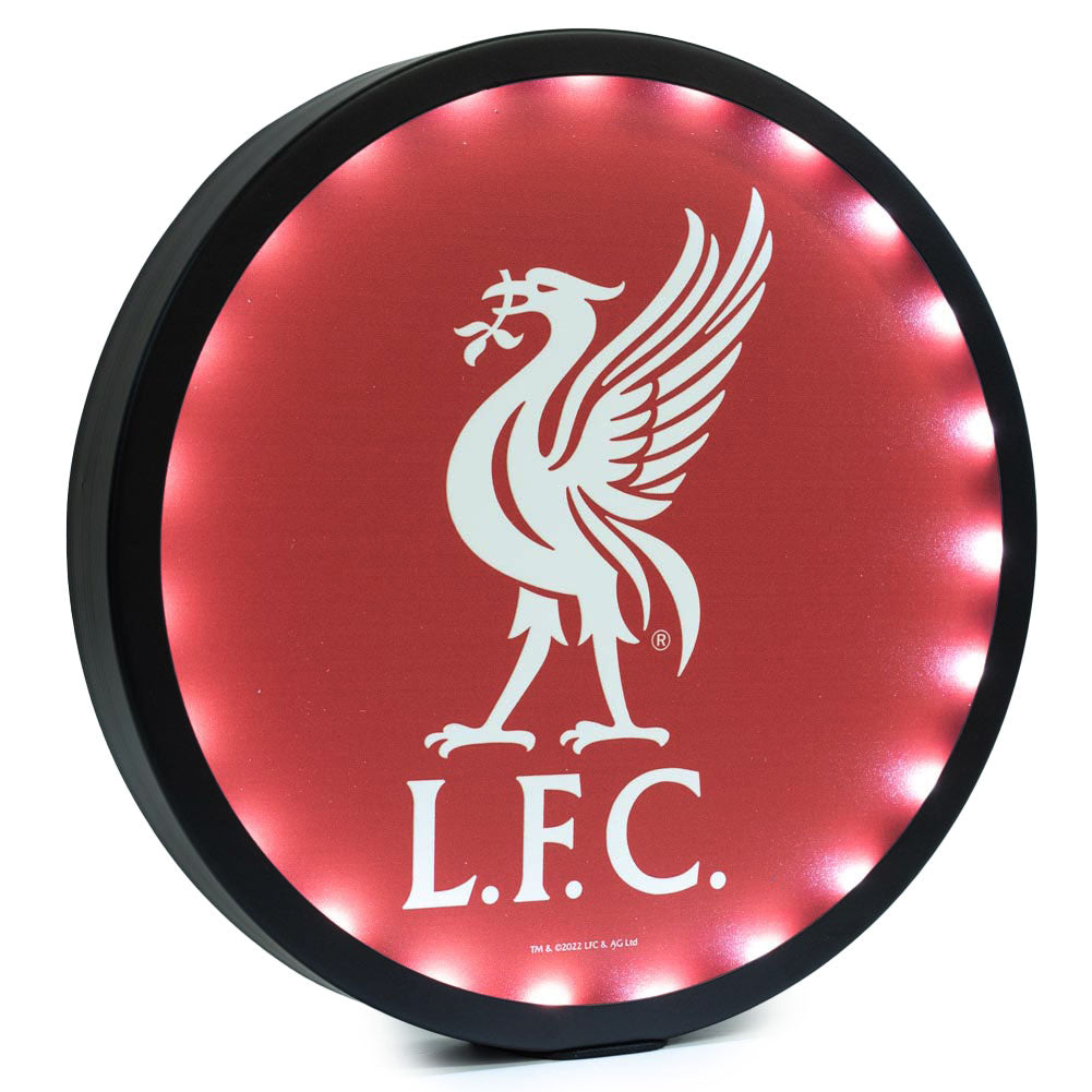 Official Liverpool FC Metal LED Logo Sign