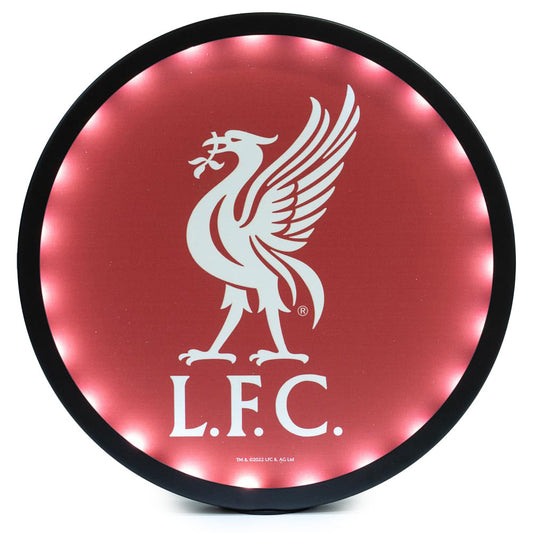 Official Liverpool FC Metal LED Logo Sign