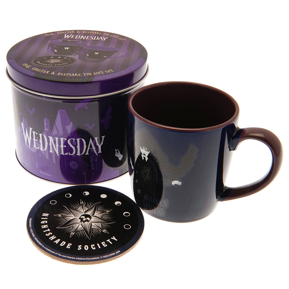 Official Wednesday Mug & Coaster Gift Tin