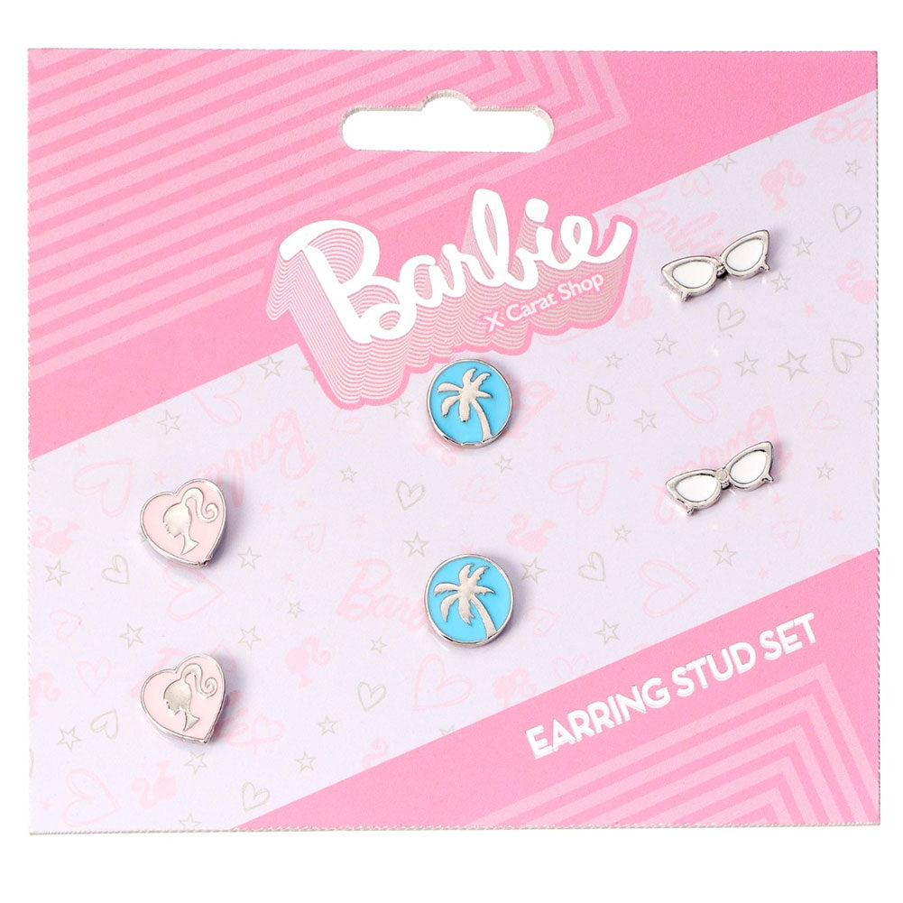 Official Barbie Stud Earring Set