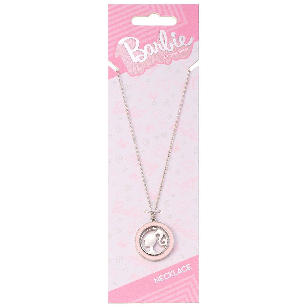 Official Barbie Spinning Silhouette Necklace