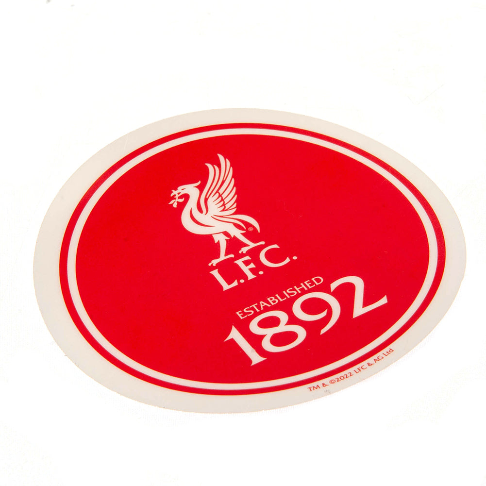 Official Liverpool FC Established Car Sticker