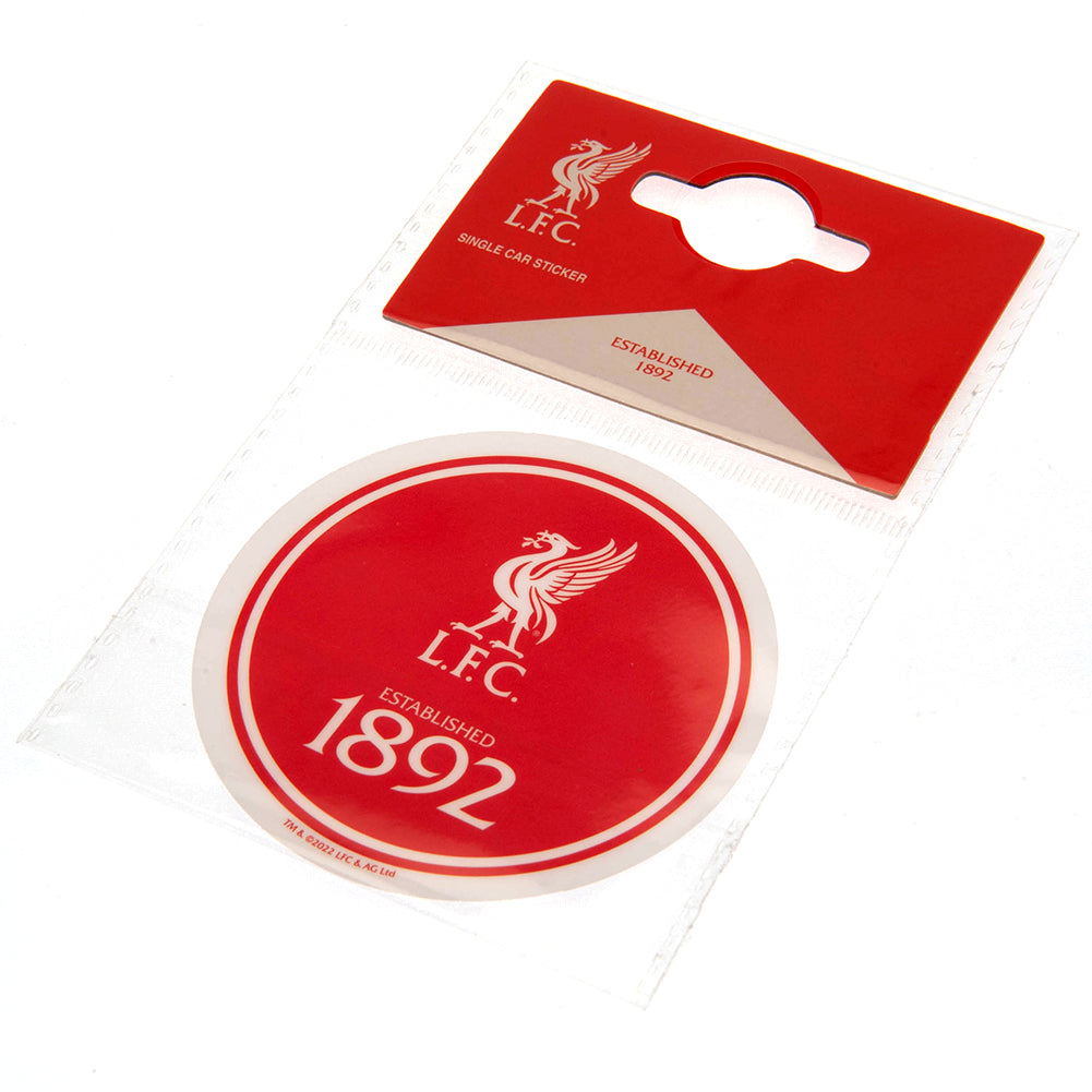 Official Liverpool FC Established Car Sticker