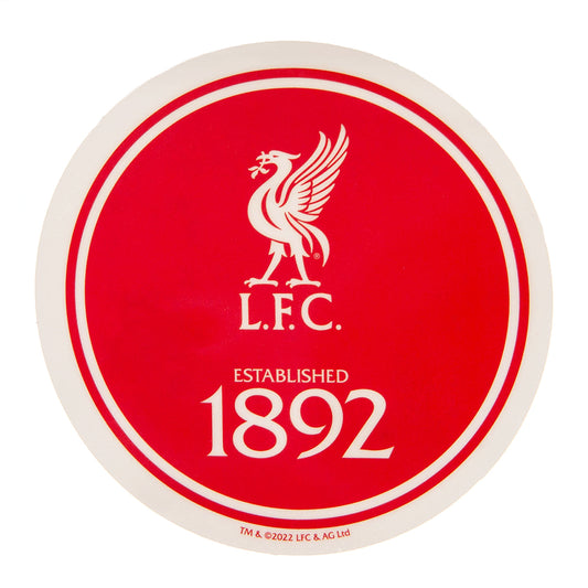 Official Liverpool FC Established Car Sticker