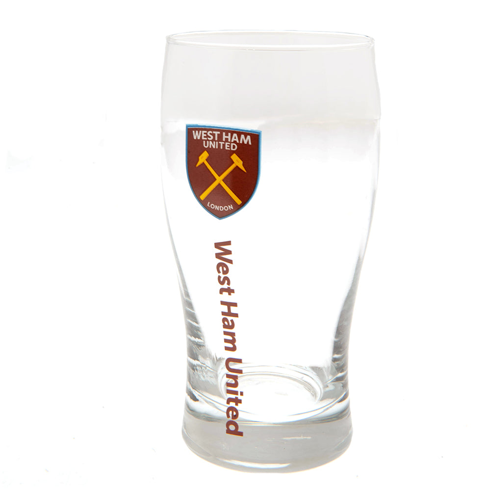 Official West Ham United FC Tulip Pint Glass