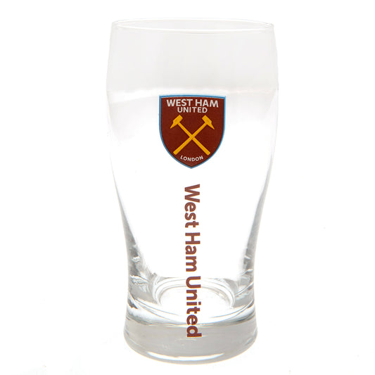 Official West Ham United FC Tulip Pint Glass