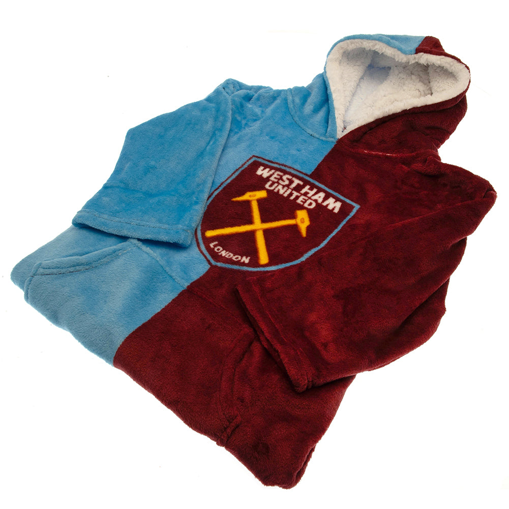 Official West Ham United FC Poncho Blanket Adults