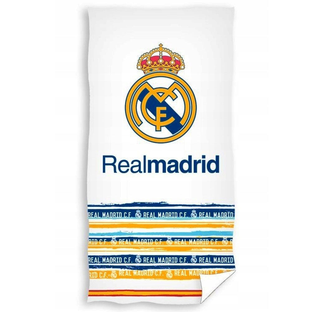 Official Real Madrid FC White Towel