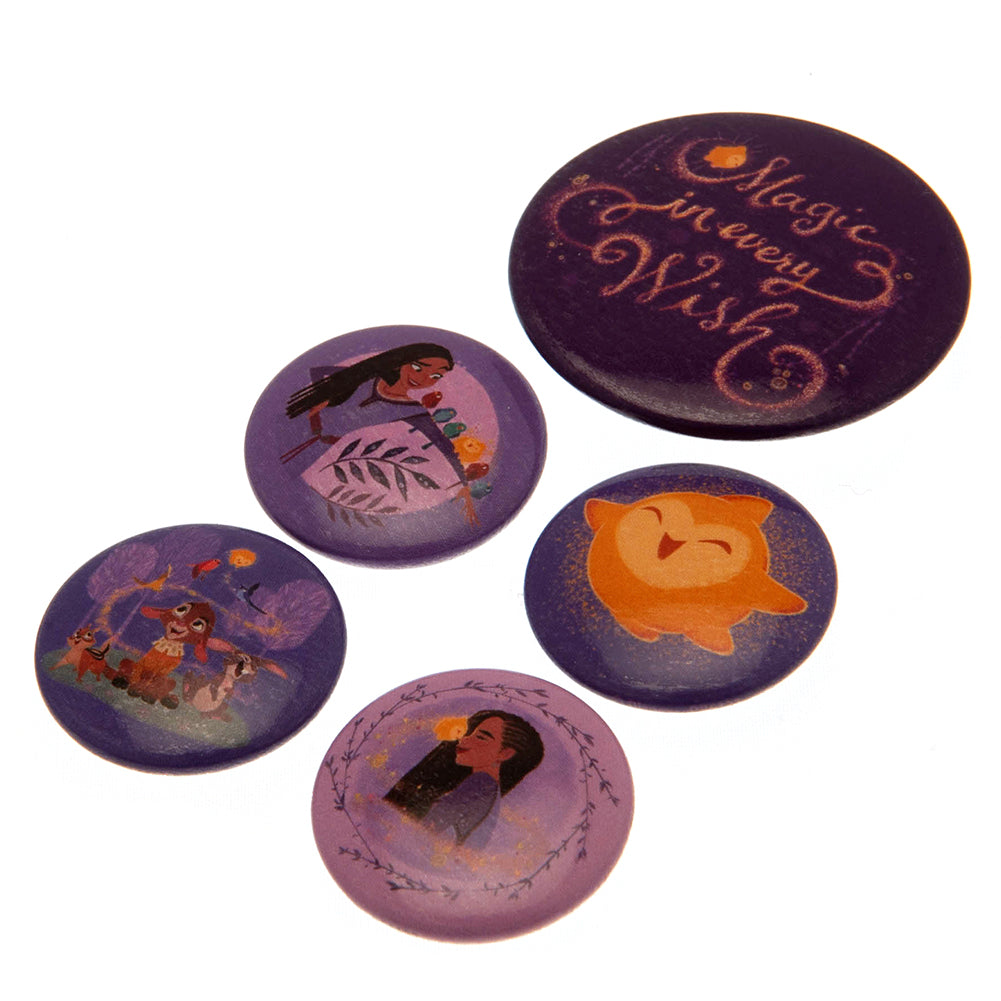 Official Wish Button Badge Set