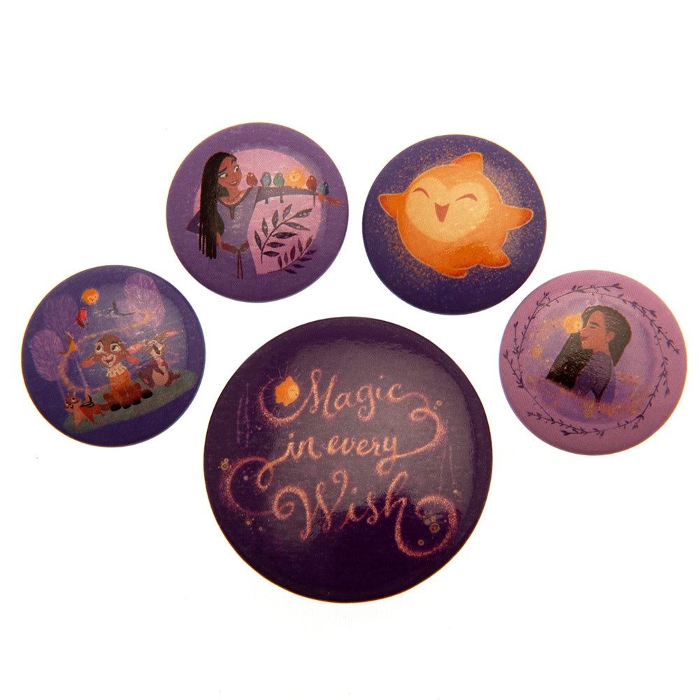 Official Wish Button Badge Set