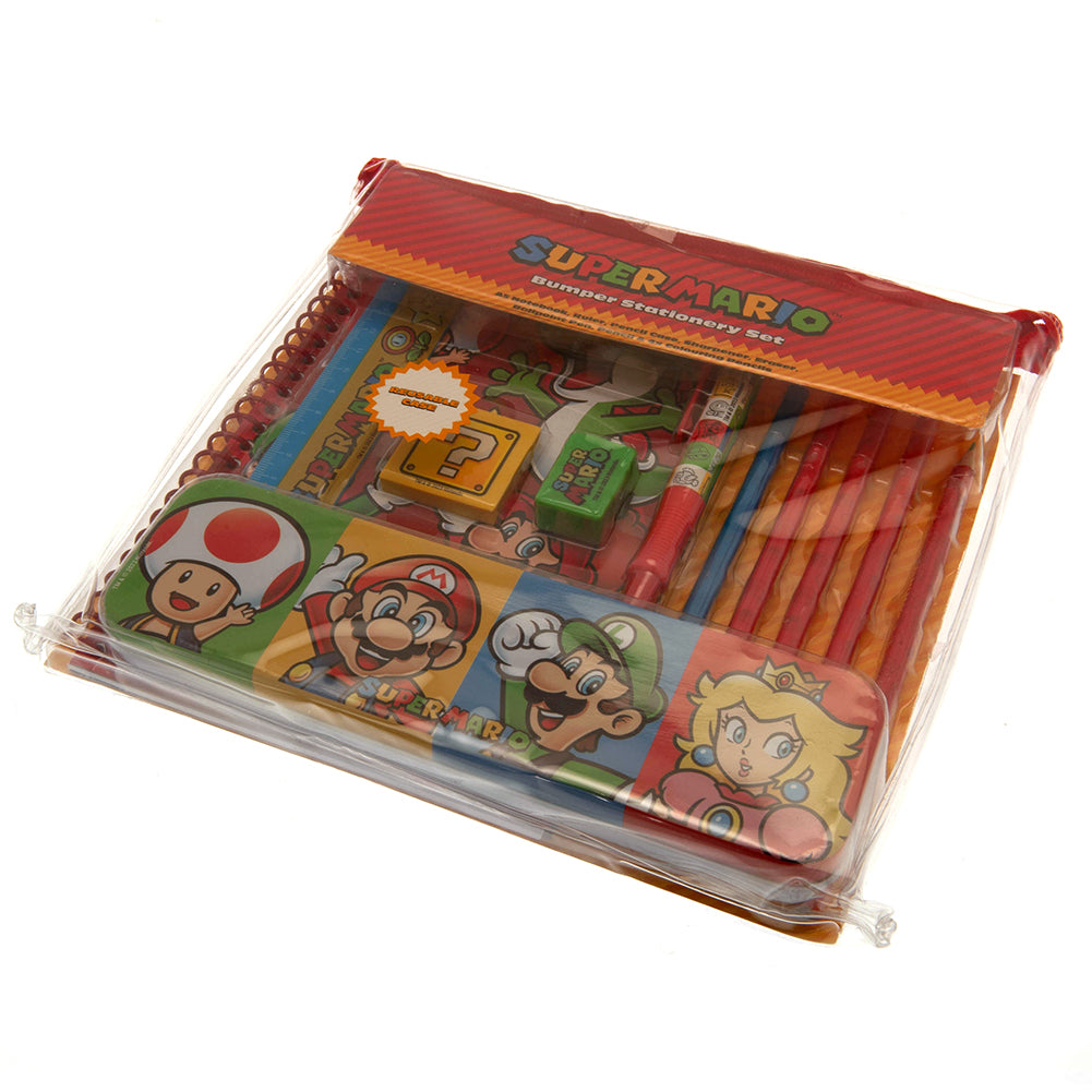 Official Super Mario Bumper Stationery Set