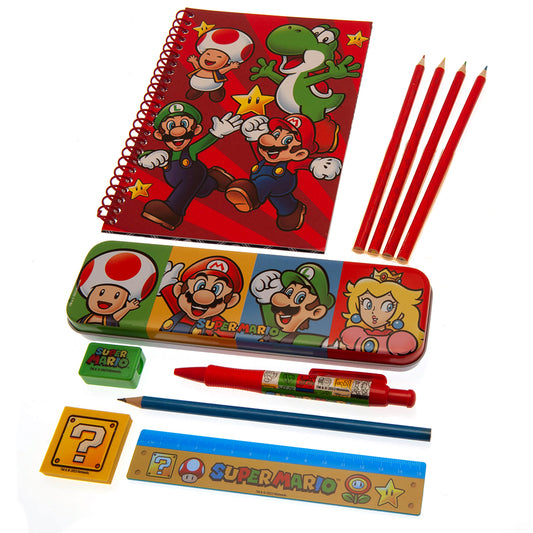 Official Super Mario Bumper Stationery Set