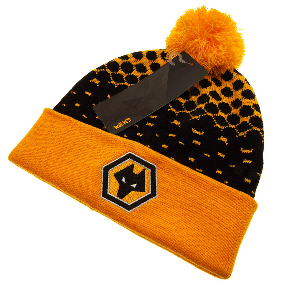 Official Wolverhampton Wanderers FC Fade Ski Hat