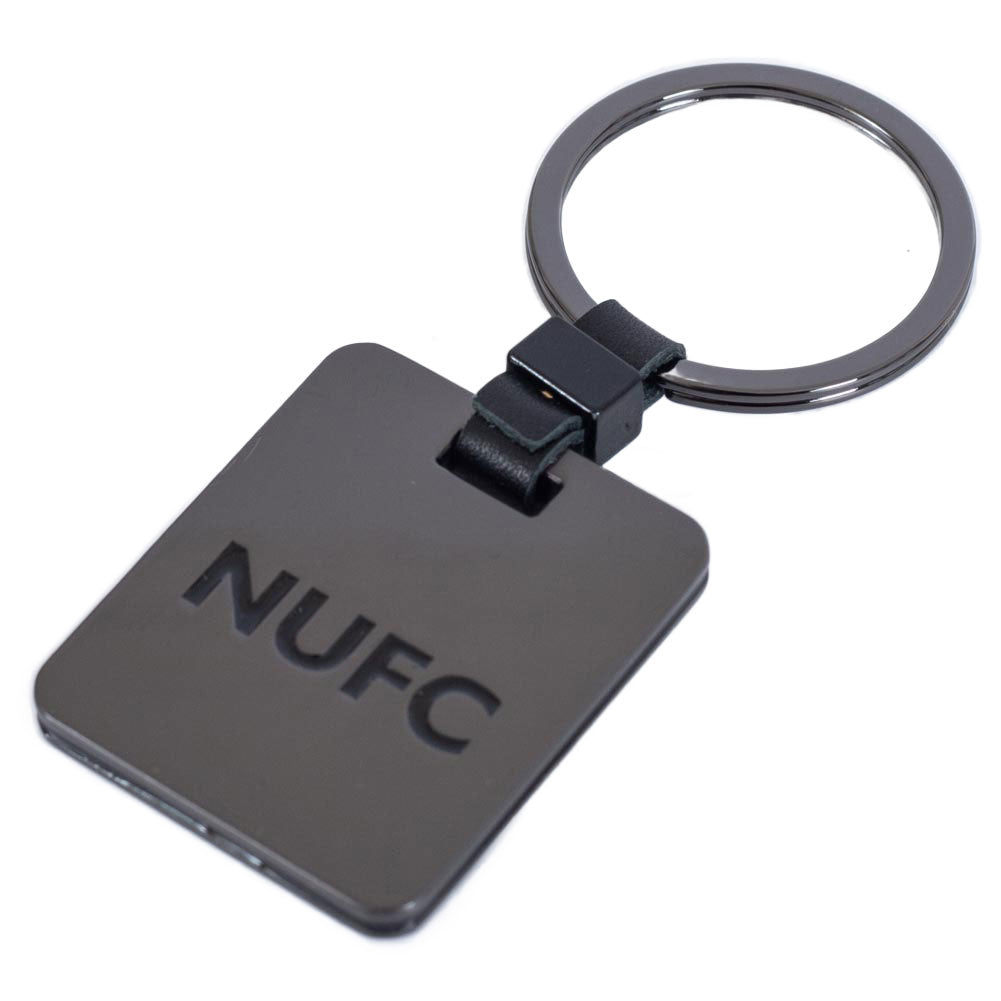 Official Newcastle United FC Galvanised Keyring