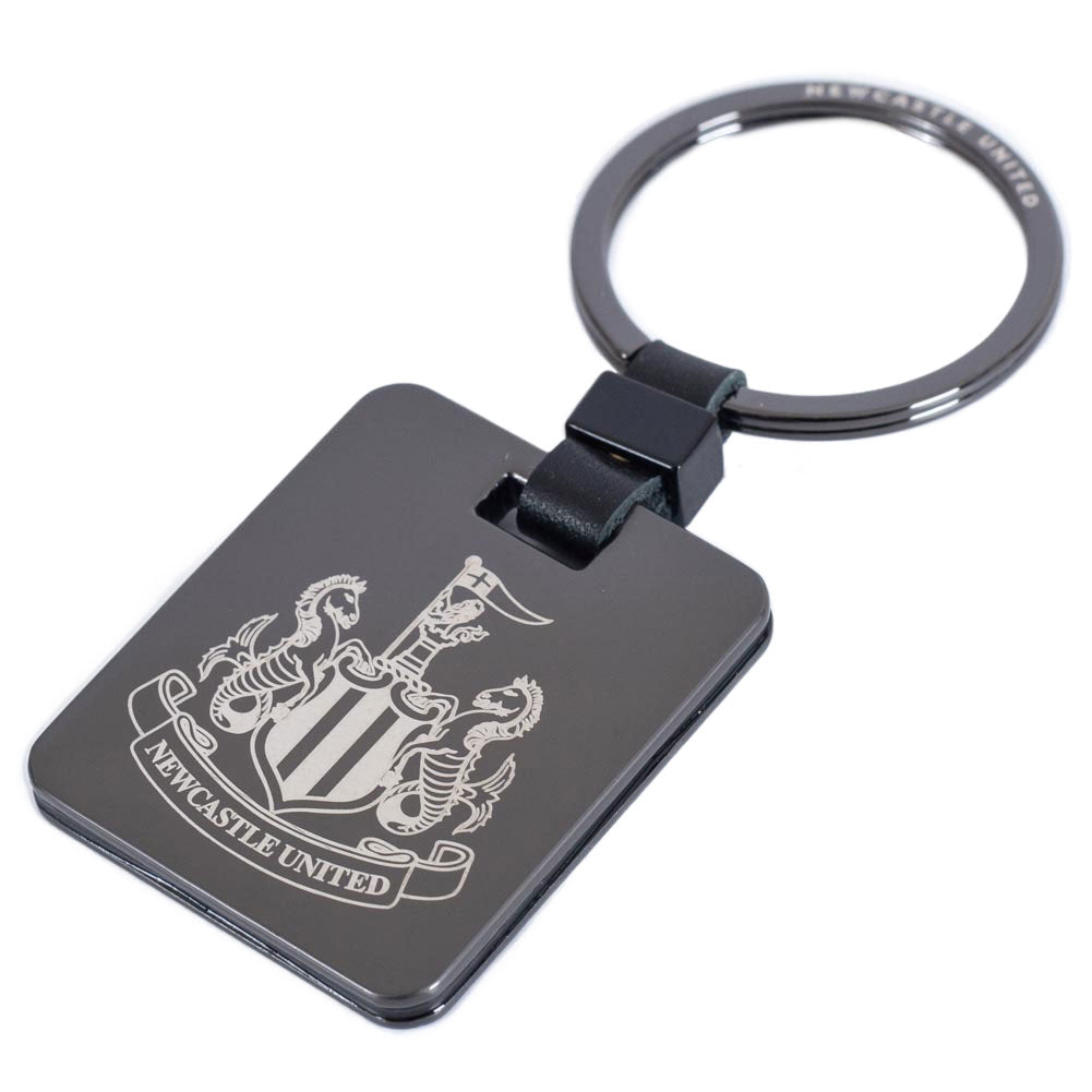 Official Newcastle United FC Galvanised Keyring