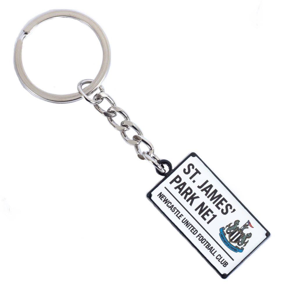 Official Newcastle United FC Street Sign Keyring