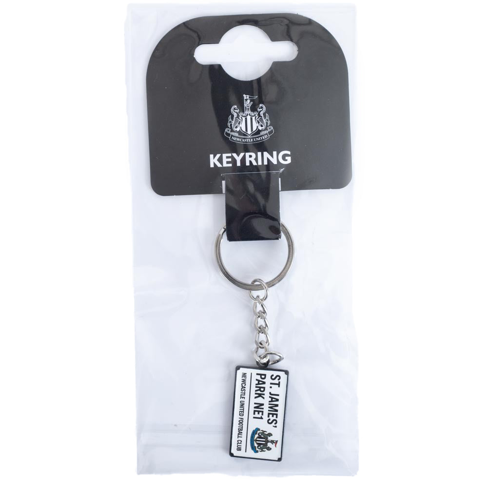 Official Newcastle United FC Street Sign Keyring