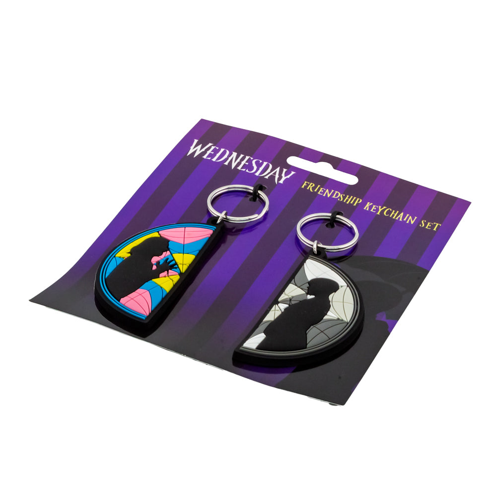 Official Wednesday 2pk Friendship PVC Keyring Set