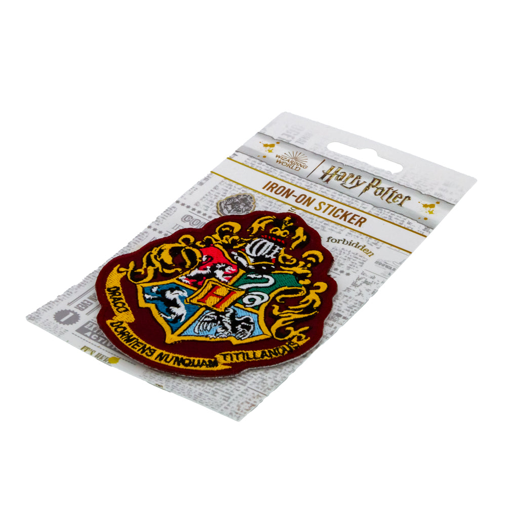 Official Harry Potter Iron-On Patch Hogwarts Crest