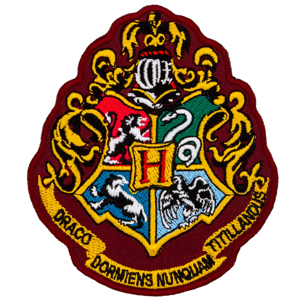 Official Harry Potter Iron-On Patch Hogwarts Crest