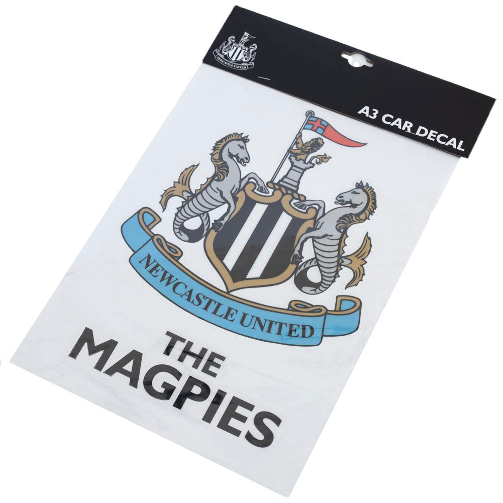 Official Newcastle United FC A3 Car Decal