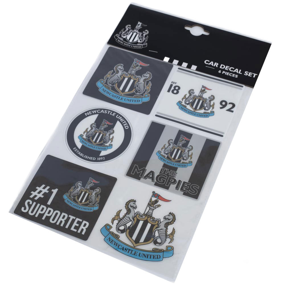 Official Newcastle United FC Car Decal Set