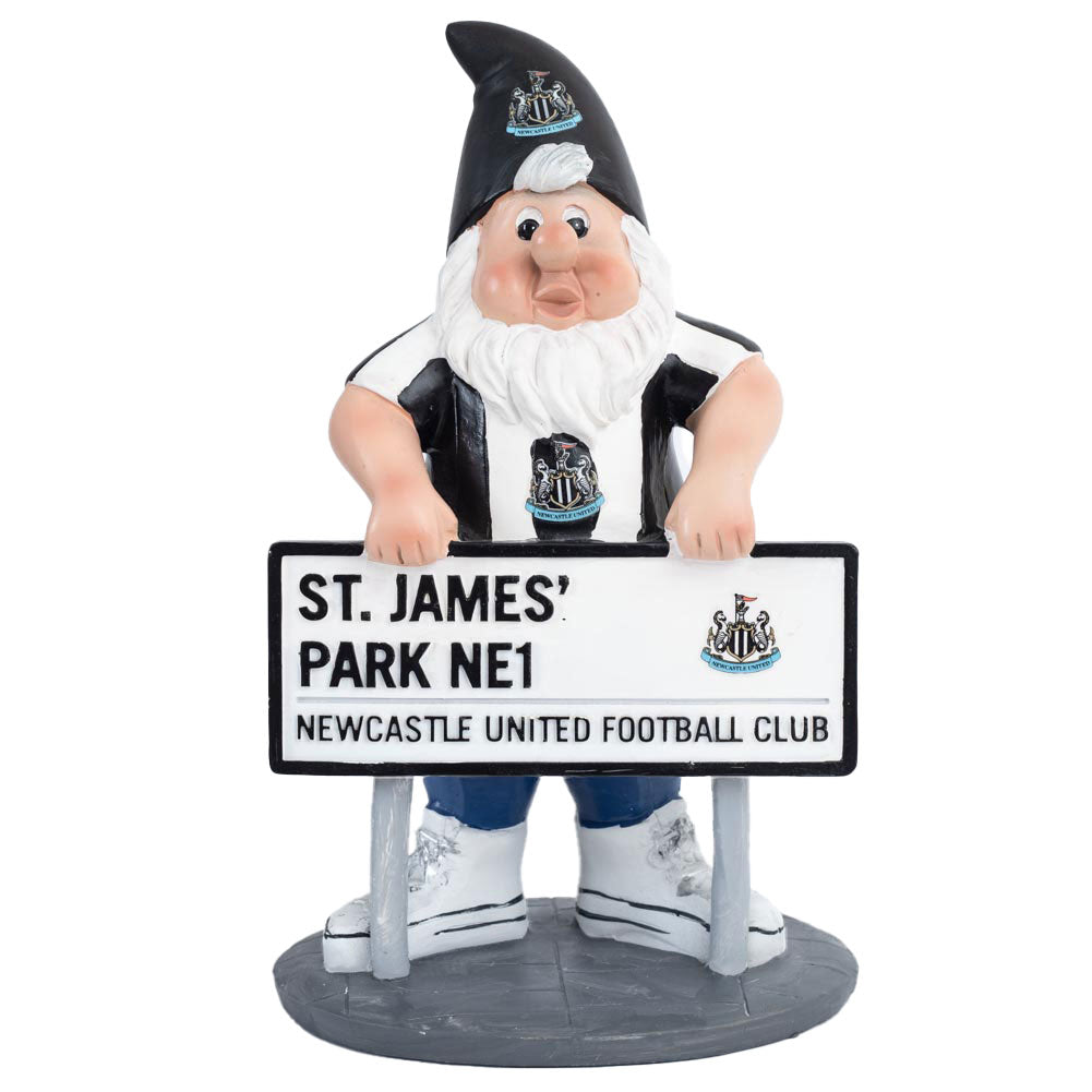 Official Newcastle United FC Street Sign Gnome