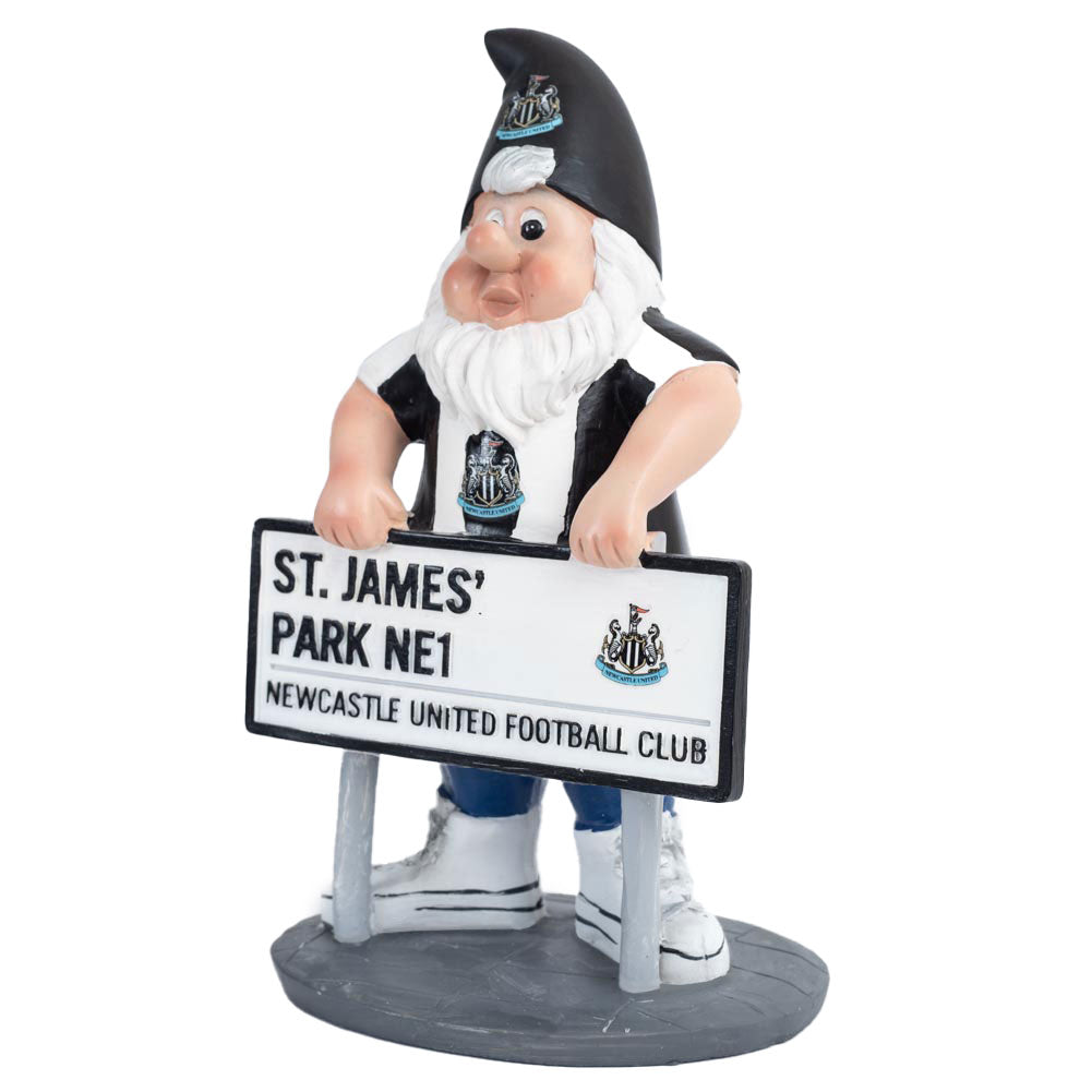 Official Newcastle United FC Street Sign Gnome