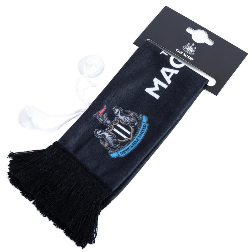 Official Newcastle United FC Magpies Mini Car Scarf