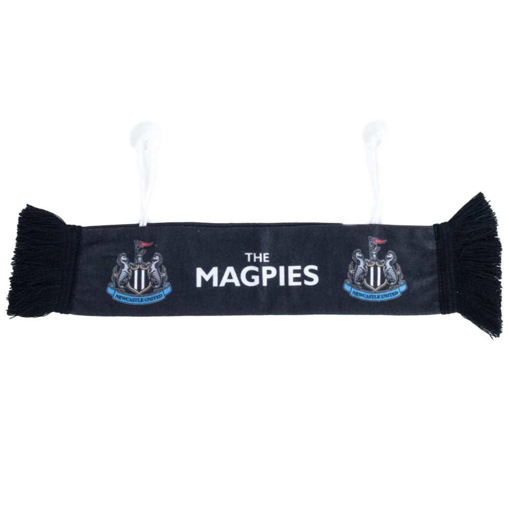 Official Newcastle United FC Magpies Mini Car Scarf