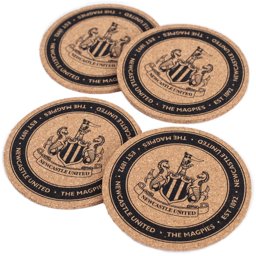 Official Newcastle United FC 4pk Coaster Set