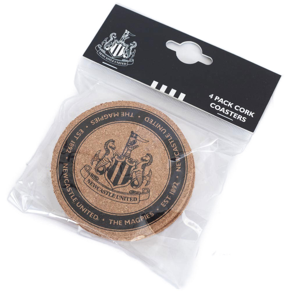 Official Newcastle United FC 4pk Coaster Set