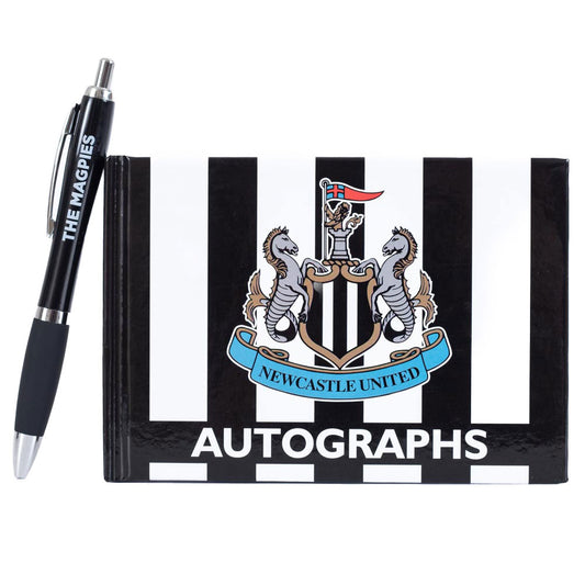 Official Newcastle United FC Autograph Book & Pen