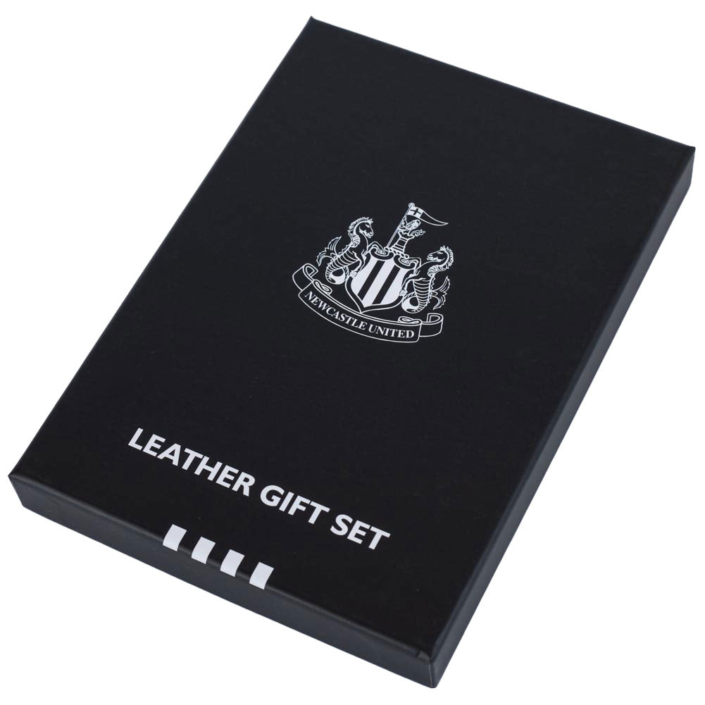 Official Newcastle United FC Leather Wallet, Fob & Pen Set