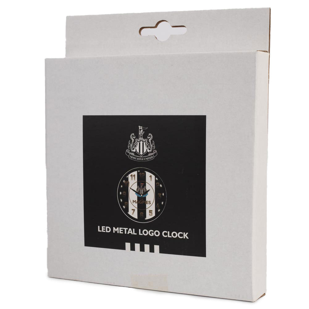 Official Newcastle United FC LED Stripe Wall Clock